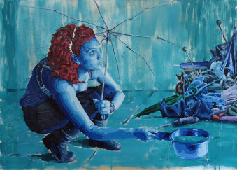 Olio su tela - 100 x 200 cm - 2012